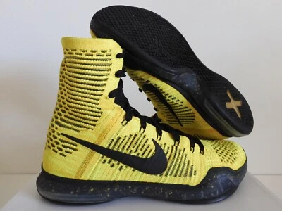 NIKE KOBE X 10 ELITE CODA "OPENING NIGHT" YELLOW-BLACK-VOLT SZ 10.5 [802762-707] - Image 1 of 4