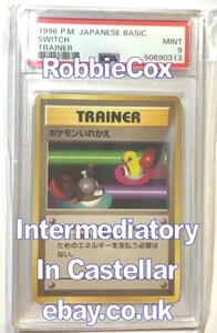 1996 Pokémon Japanese Basic SWITCH – PSA MINT 9 - Picture 1 of 2