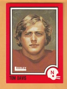 Tarjeta Tom Davis Nebraska Cornhuskers 1989 #48 Omaha NE 4O - Imagen 1 de 2