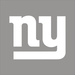 New York Giants #6 Logotipo del equipo de la NFL 1 color calcomanía de vinilo pegatina ventana coche pared - Imagen 1 de 7