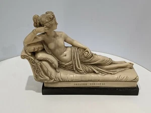 Scultura Vintage G Ruggeri Paolina Borghese Venere Vittoriosa Made in Italy - Foto 1 di 12