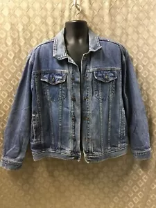 Jeansjacke XL Denim Gear Western Vintage Hong Kong Blau Chore Rodeo Trucker - Bild 1 von 8