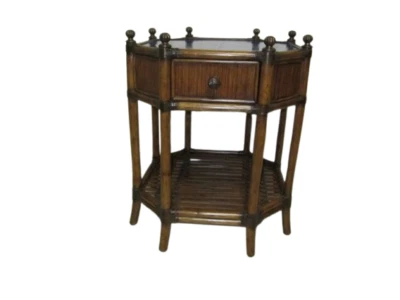 Tommy Bahama Bali Hai 火烈鸟八角形茶几单抽屉 — 第 1/4 张图片