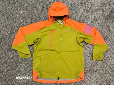 JAQUETA DE CAMINHADA ADIDAS TERREX M XPLORIC RAIN.RDY PULSO LARANJA OLIVA HH9241 TAMANHO XL - Imagem 1 de 4