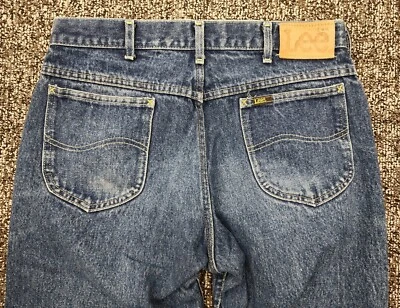 Vintage Union Made Big E Lee Riders 34 x 32 Foto 1 de 4