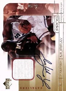 2001 Upper Deck LAMOND MURRAY Pros & Prospects Auto Game Worn Jersey #LM-A 46/50
