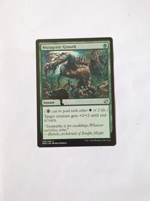 MISPRINT | MISCUT MTG Mutagenic Growth Modern Masters 2015 Magic The Gathering - Image 1 of 2