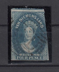 MB19820/ TASMANIA – VICTORIA – SG # 18 USED - Picture 1 of 2