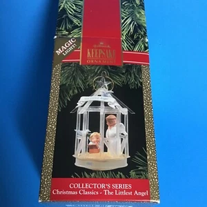 Hallmark "The Littlest Angel" Magic Light Ornament 1990 - Picture 1 of 3