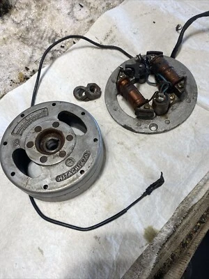 Estator y volante Yamaha, 1971 JT1 piezas 60 mini enduro Foto 1 de 4