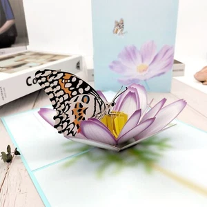 Butterfly Pop up Card, Butterfly 3D card, Blue Morpho Butterfly, Greeting Cards - Picture 1 of 6
