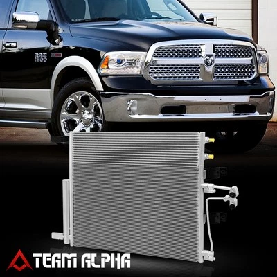 Fits 2012-2017 Ram 1500/2500/3500 [PARALLEL FLOW] Aluminum A/C AC Condenser 4436 - Изображение 1 из 4