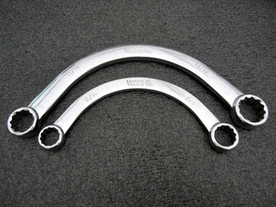 MATCO 9/16" x 5/8" & 11/16" x 13/16" Half Moon Wrench MH1820 MH2226 - Image 1 of 4