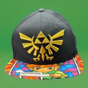 Legend Of Zelda Snapback Hat Wind Walker Embroidered Graphic Print Video Game - Picture 1 of 17