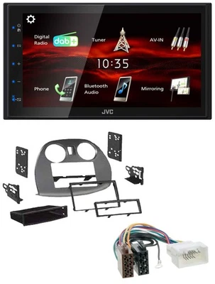 JVC USB Bluetooth MP3 DAB 2DIN Autoradio für Mitsubishi Eclipse 4G 05-12 - Bild 1 von 4