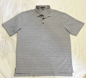 Peter Millar XL Summer Comfort Striped Golf Polo Shirt Performance - Picture 1 of 7