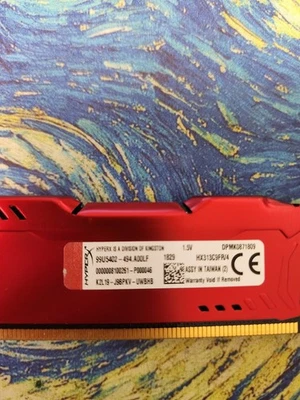 Kingston Fury HyperX 4GB (1-Stick) PC3-10600 DDR3 1333 PC Memory HX313C9FR/4 - Image 1 of 2