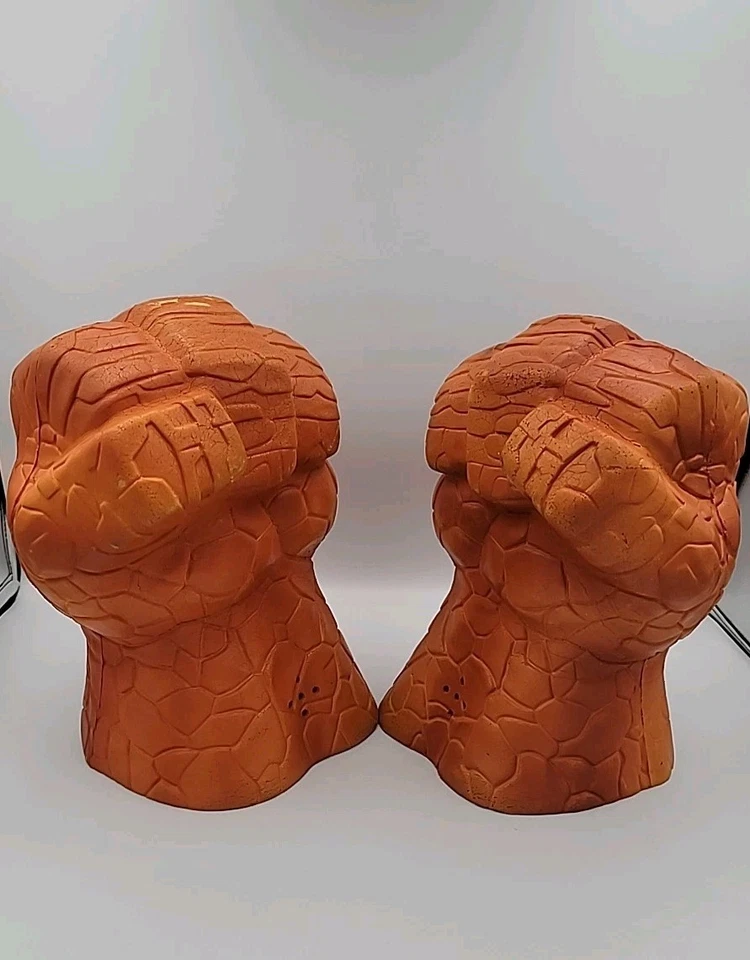 Marvel Fantastic Four Electronic Thing Hands 2004 puños de espuma sonidos funcionales Foto 1 de 4