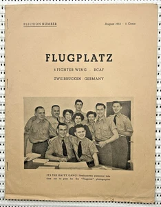 1953 Flugplatz 3 Fighter Wing RCAF Zweibrucken Germany Illustrated 111p - Bild 1 von 7