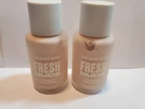 THE BODY SHOP Fresh Nude Foundation FAIR 1N oz Lot Of 2 - Picture 1 of 2