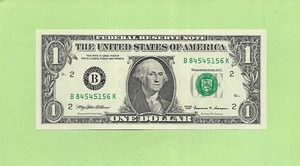 1999 ..UNCIRC $1  B 8454 5156 K .... 1999  $1  B-K    NICE NOTE        FRN - Picture 1 of 2