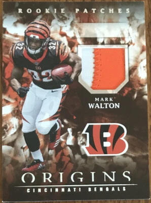 2018 Panini Origins Rookie Patches Mark Walton #RP-23 Cincinnati Bengals - Image 1 of 2