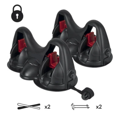 PORTASCI MAGNETICO PER 2 SCI SKI TETTO AUTO CHIUSURA ANTIFURTO UNIVERSALE 042 dc - Immagine 1 di 4