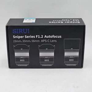 New SIRUI Sniper 23mm 33mm 56mm Camera Lenses - Picture 1 of 4