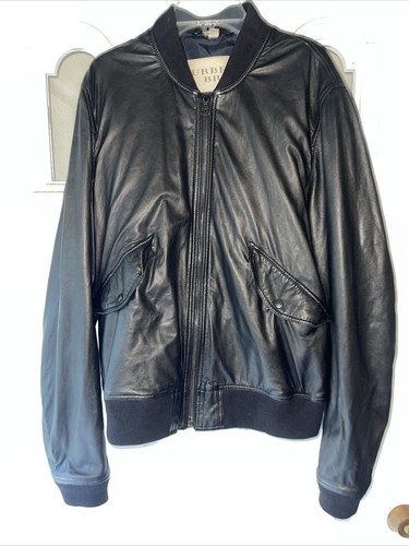 Giacca da uomo Burberry Brit Lamb in pelle taglia S