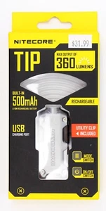 Nitecore TIP Schlüsselanhänger mit 360 Lumen LED USB wiederaufladbarer Anschluss - Stil B - Bild 1 von 8