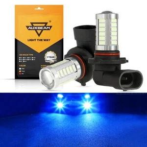 AUXBEAM 9005 9006 H10 LED Fog Light Bulbs High Power 50W 3020 SMD Bulb Gold Blue - Picture 1 of 21