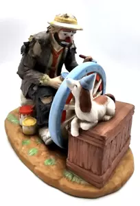 Emmett Kelly Jr “The Finishing Touch” Limited Edition Figurine 5610/7500 - Picture 1 of 6