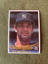 1984 Donruss Don Mattingly Rookie Card #248 High Grade