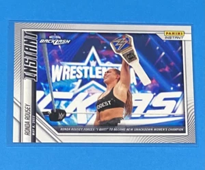 2022 Panini Instant WWE Ronda Rousey NEW WOMEN'S CHAMPION 1/176 SP Backlash #26 - Picture 1 of 2