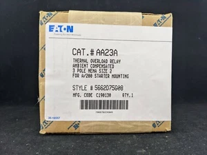 Eaton AA23A Thermal Overload Relay 3 Pole Size 2 - Picture 1 of 6