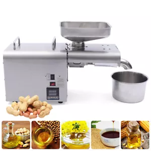 Máquina automática de prensa de aceite expulsor de extracción de aceite molino de aceite control de temperatura - Imagen 1 de 22