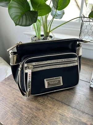 Versace Parfums Make Up, Travel Bag Faux Leather - Black, Gold - Image 1 of 4