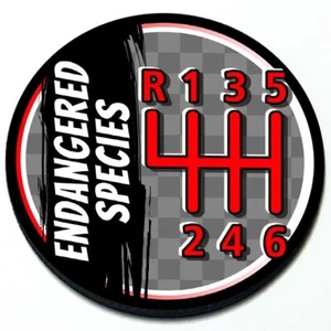 Endangered Species - Magnetic Grill Grille Badge for MINI Cooper - Picture 1 of 3
