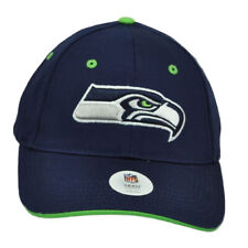 NFL Seattle Seahawks Constructed Navy Blue Hat Cap Curved Bill Adjustable Youth