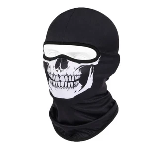 Juego de Motocicleta Pasamontañas Capucha Fantasma Calavera Cubierta Cara Completa CS Máscara de Halloween - Imagen 1 de 7