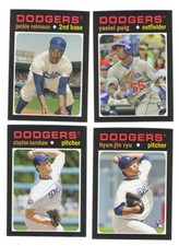 2013 Topps Update 1971 Minis - LOS ANGELES DODGERS Team Set