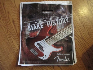 FENDER GUITAR PLASTIC BAG - GUITAR STORE OVERSTOCK - 25 OF THEM - Imagen 1 de 4