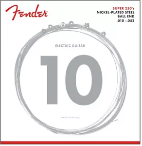 Genuine Fender Super 250RH Nickel Plated Steel Strings 10-52 073-0250-407 - Picture 1 of 1