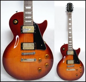 Used 2003 Epiphone by Gibson Les Paul Standard Plus Top Antique Burst 3.9kg - Picture 1 of 11