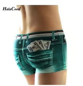 + BOXERSHORTS JEANSOPTIK HERREN SLIP UNTERWÄSCHE SEXY EROTIK STRIP GESCHENKIDEE WEISS - Bild 1 von 14