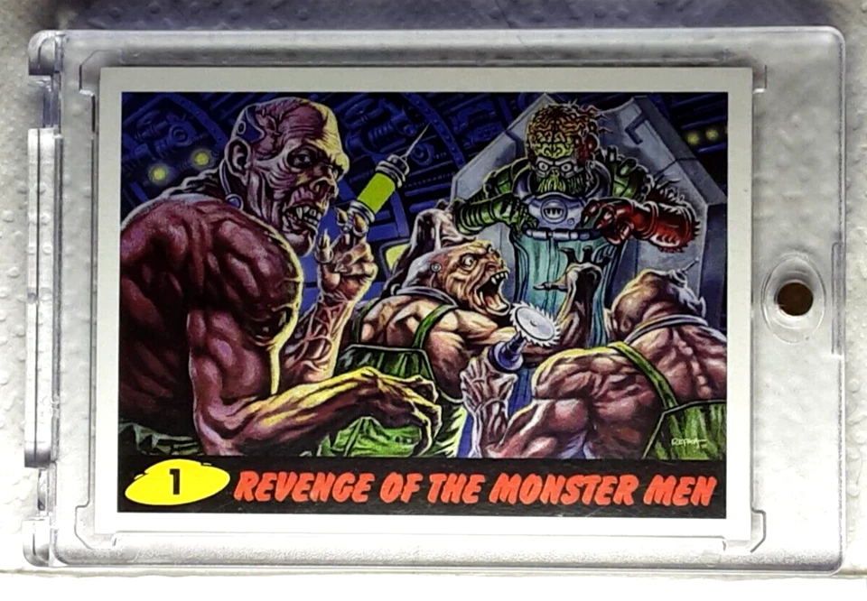 2020 Mars Attacks Uprising Heritage  Parallel Card 1 Revenge Of The Monster Men - Image 1 of 2