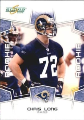 2008 Score Football Card #332 Chris Long Rookie - Image 1 of 2