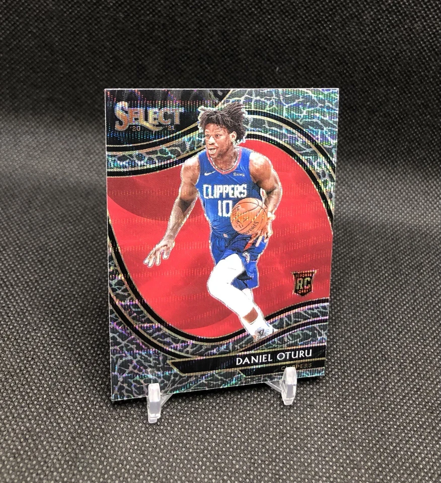 2020-21 Select Daniel Oturu ELEPHANT PRIZM COURTSIDE SSP Rookie Card No. 268 🐘 - Image 1 of 4