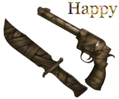 MUMMY 2020 GUN & KNIFE⚰️🤍MM2 ROBLOX UNCOMMON⚰️🤍FAST DELIVERY