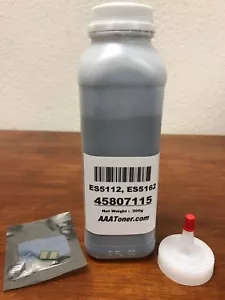 (200g) 45807115 Ricarica toner da utilizzare in OKI ES5112, ES5162 + Chip - Foto 1 di 2